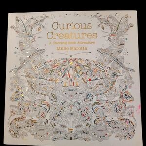 Curious Creatures Adult Coloring Book Adventure